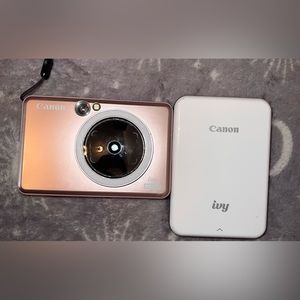 Rose Gold Canon Ivy CLIQ+ 2 Instant Camera and Instant printer